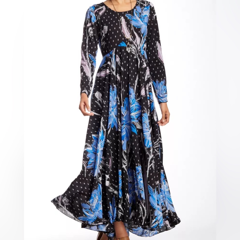 Free People First Kiss Printed Maxi